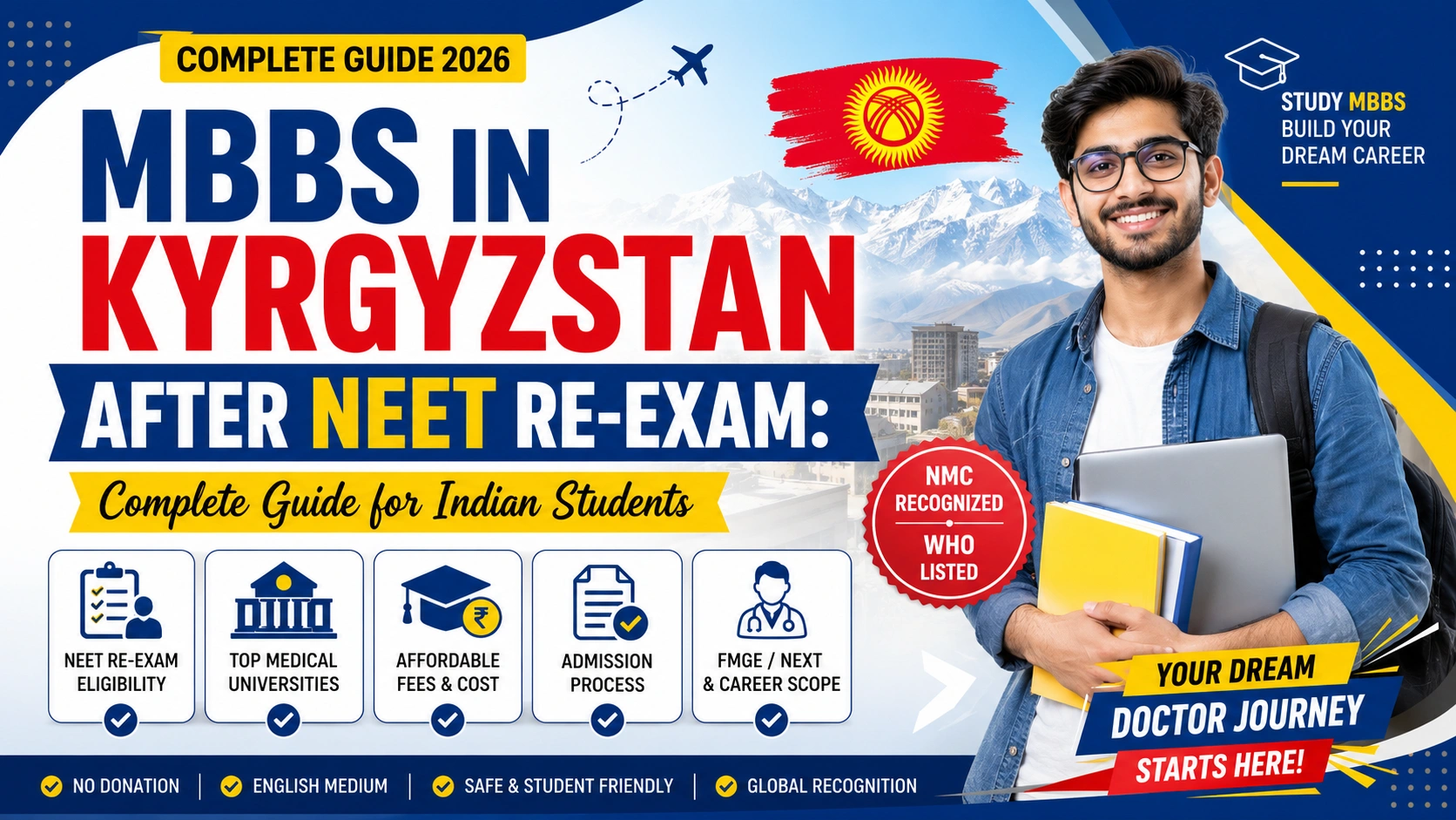 MBBS in Kyrgyzstan After NEET Re-Exam: Complete Guide